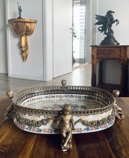 Porzellan bronze schale engel - porzellan,
