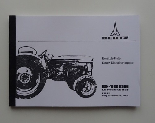 Ersatzteilliste für deutz - ersatzteilliste,