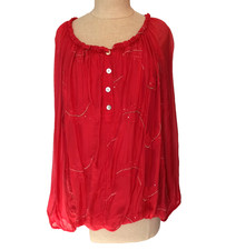 💙 Damen Chiffon Bluse Shirt