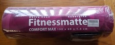 REFIT FITNESS Yoga Fitness Sport Matte Comfort Max 190x60x1,5cm aubergine Tasche
