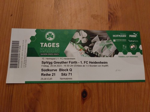 Used sammler ticket - used,
