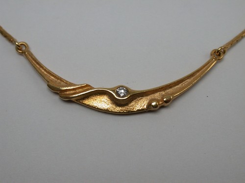 Feine dezente collierkette mit - feine,