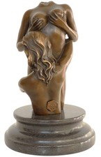 Bronzeskulptur Frau Akt Erotik