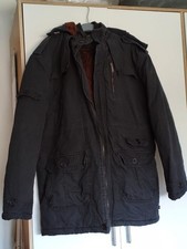 Herren Winterjacke Schwarz 5XL