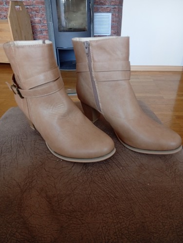 Schöne leder stiefelletten - ,