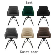 2 St. Drehbarer Esszimmerstuhl