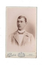CDV Foto Herrenportrait / Karl