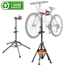 WALTER Fahrrad Reparaturständer Fahrradständer 190cm, bis 30kg, bis 40 mm Ø