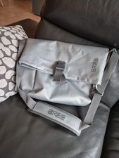 BREE Punch Messenger Bag Umschlag Silber 