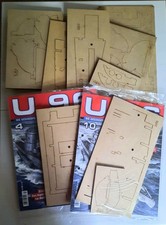 Hachette U 96 U-Boot Modellbausatz 1:48  2Hefte 4und 10+einige zusätsliche Teile