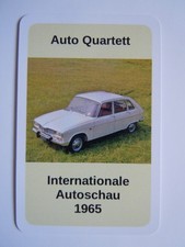 Auto Quartett Internationale Autoschau 1965 komplett neuwertig