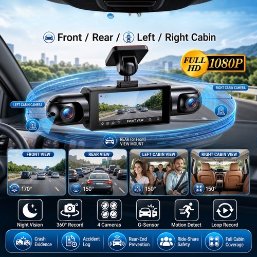 Fhd kanal dashcam auto - kanal,