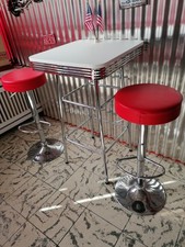 American Diner Tisch & 2Hocker
