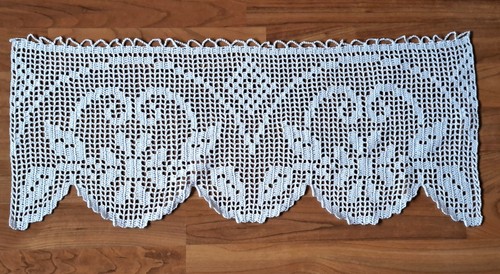 Häkelgardine handarbeit neu - häkelgardine, ,handarbeit,neu