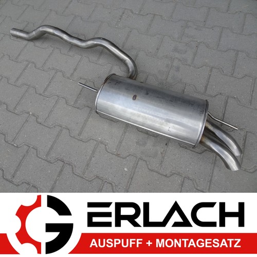 Edelstahl endschalldämpfer - edelstahl,