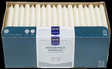 144 Kerzen elfenbein