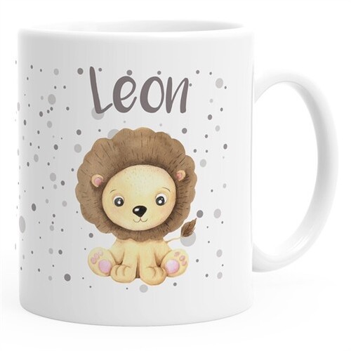 Kindertasse kunststoff löwe - kindertasse,