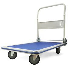 Plattformwagen Faltbar Transportwagen 150kg/300kg Handwagen Lagerwagen Klappbar
