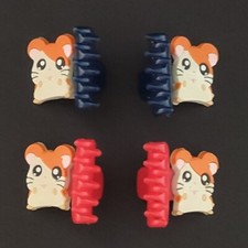 Tottoko Hamutaro Hamtaro Haarklammer Hairpin Hair clip, 4 in Set, Top Sehr RAR