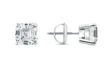 1 kt Asscher Lab Created Grown
