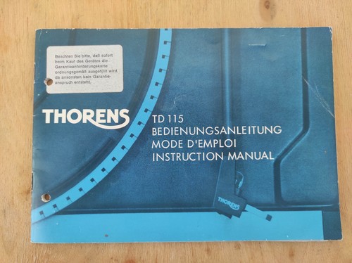 Thorens 115 - thorens,