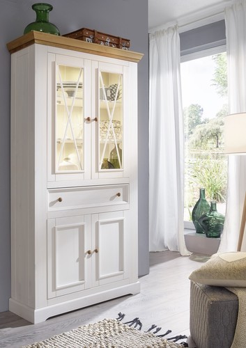 Vitrine schrank 109x214cm - vitrine,