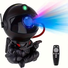 LED Astronaut Sternenhimmel Projektor Lampen Schwarz Gitarre Nebula Nachtlichtt