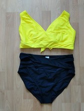 Damen Bikini gelb und schwarz Größe L / XL