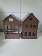 4 x Laterne Haus Metall NEU 2