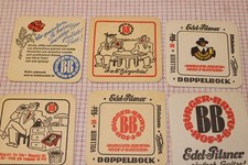 6 Bierdeckel Bürger-Bräu