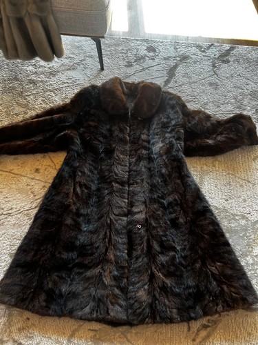 Eleganter echter nerzmantel - echter,