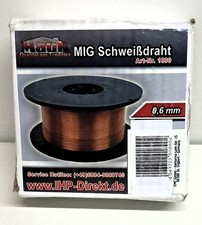 Mauk Schweißdraht MIG 0,6mm 1kg Rolle Spulenbreite 45mm Schweißen Draht Zubehör