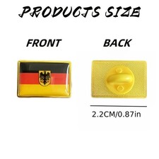 Pin Fahne Deutschland Anstecknadel Flagge mit Adler