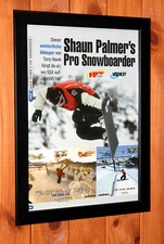 Shaun Palmer's Pro Snowboarder GBA PS2 Vintage promo Small Poster / Ad Framed 