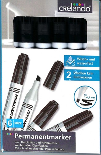 Stück permanentmarker - 6,