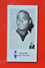 sehr seltene Wiegekarte Fußball Stürmer Coutinho FC Santos Brasilien Weltmeister