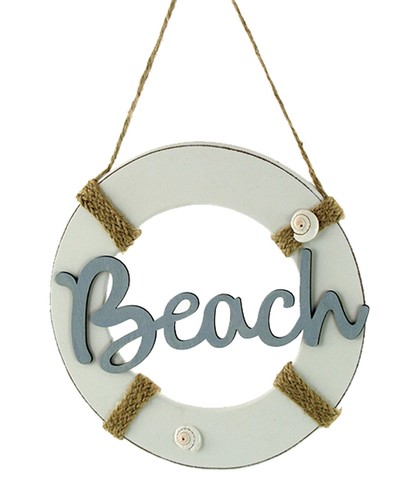Deko rettungsring beach aus - deko,