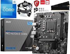 PC Aufrüstkit Intel Core i5-12400F bis 64GB DDR4 mit TPM 2.0 MSI PRO H610M