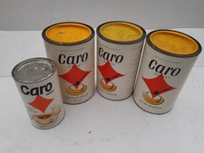 4X  Caro Kaffee, Instant VINTAGE  Blechdosen, DOSE, SAMMELOBJEKT Von Massa ! 