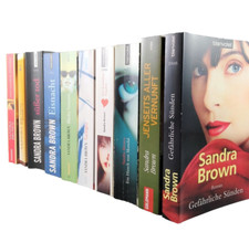 🔪 10x Sandra Brown - Thriller Drama Frauenromane Sammlung Nachglut Eisnacht Tod