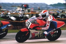Freddie Spencer Fast Freddie 500ccm Moto GP Weltmeister handsigniertes Foto BH