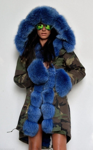Blauer waschbär kaninchenfell - blauer,