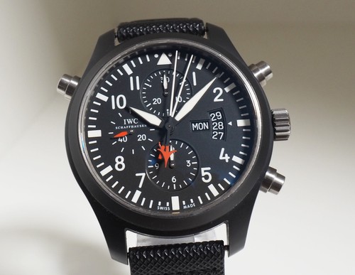Iwc doppelchronograph top - doppelchronograph, gun