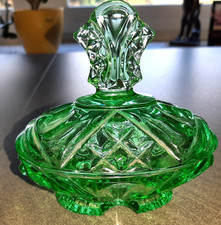 Alte Hellgrüne Glas