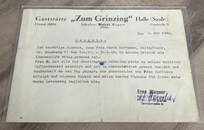 altes Zeugnis Halle Saale -