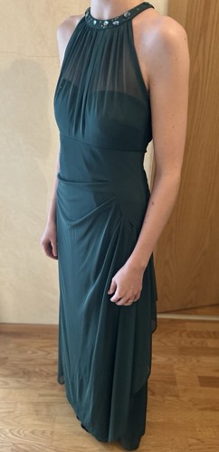 Abendkleid tannengrün 36 - tannengrün,