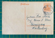 Ganzsache Waldenburg Schlesien