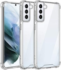 Hülle für Samsung Galaxy S21 FE 5G Schutzhülle Klar Case Bumper Transparent