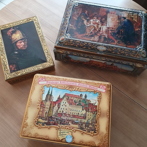 Stück alte lebkuchenkiste - stück,