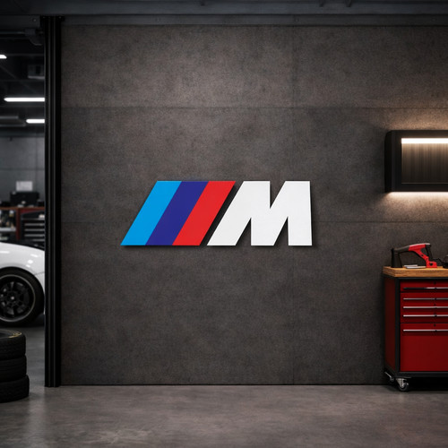 Bmw mpower logo wappen 80cm - bmw,